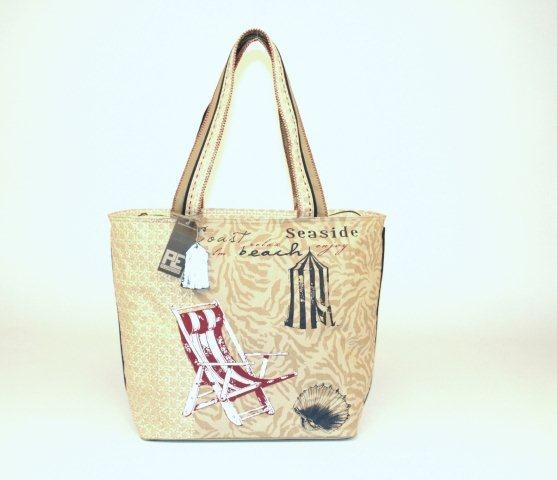 Bag with beach motif 