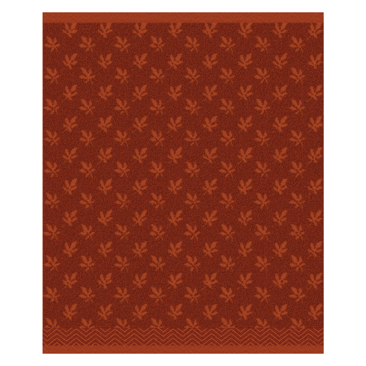 Kitchen Towel "Petals" autumn red