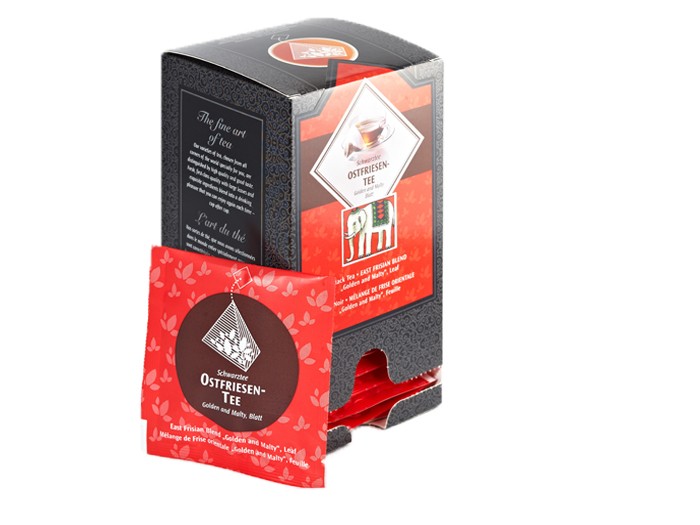 Sachet pyramidal de thé de Frise orientale