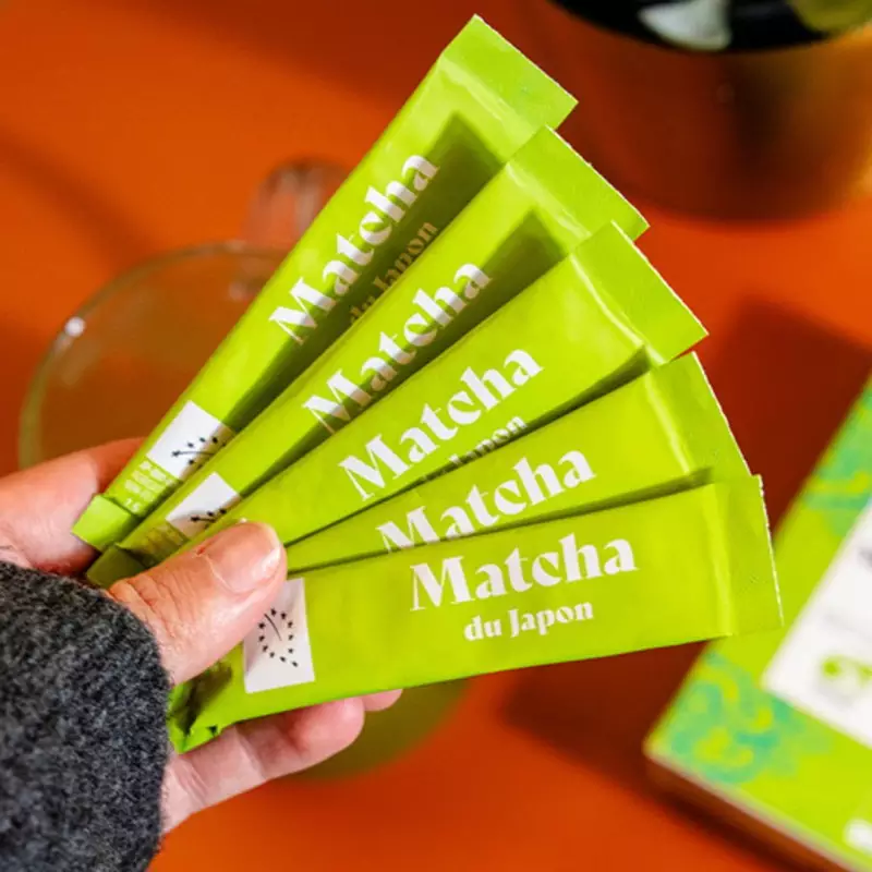 10 Bio-Matcha-Grüntee Sticks