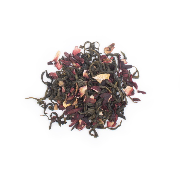 Thé vert bio aux fleurs d'hibiscus 100g