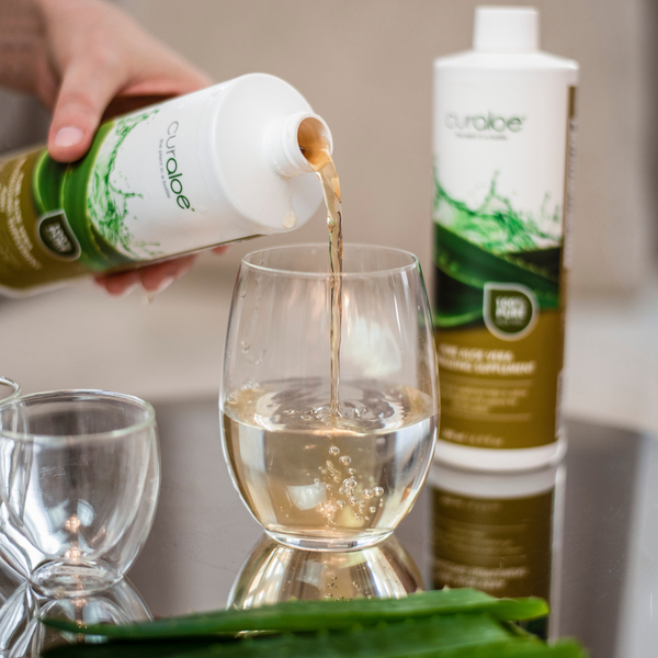 Supplément de soutien digestif - 95 % d'Aloe Vera + herbes pour une digestion saine