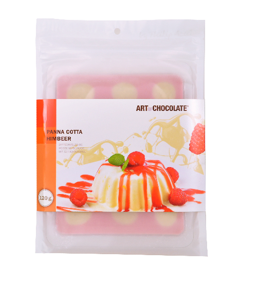 Panna Cotta Himbeer 120g Tafel - Art of Chocolate