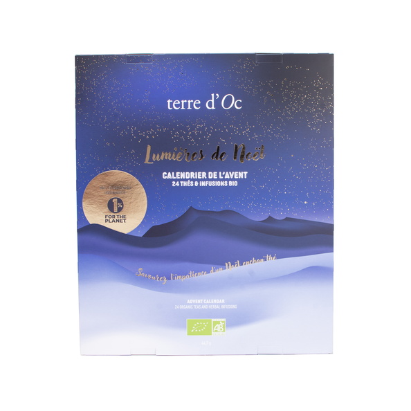 Advent calendar 24 tea bags with organic teas & rooibos