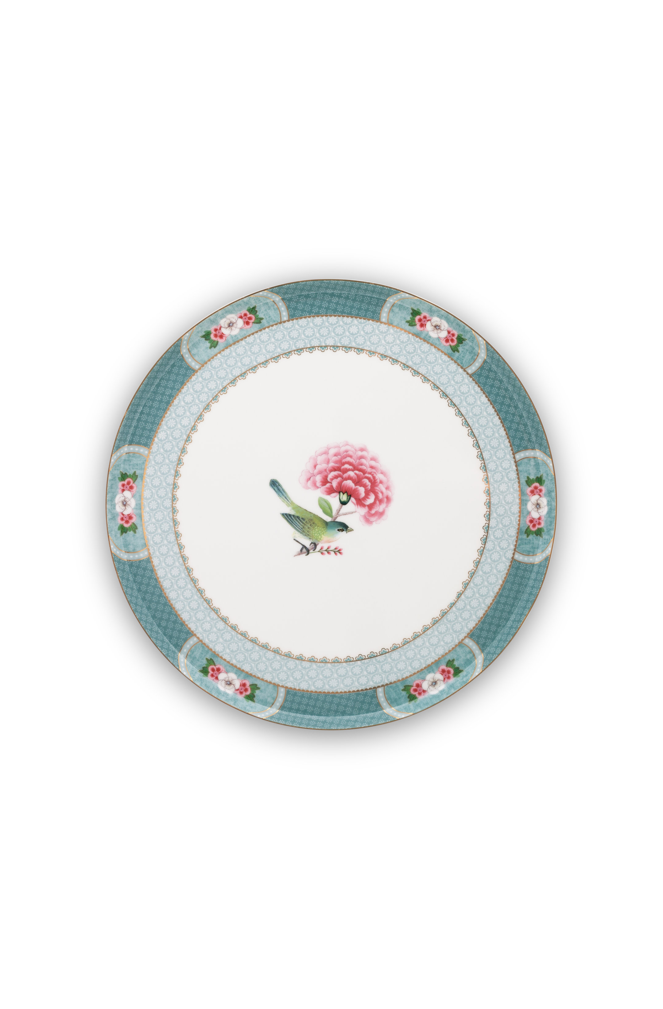 Pip Studio Blushing Birds Blue Cake Plate