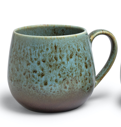 Mug "Basti" (blue green color) 