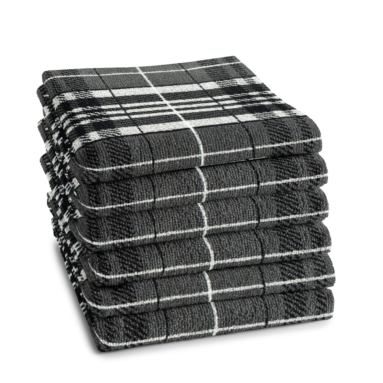 Kitchen Towel "Kilt" Anthracite