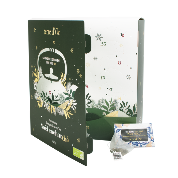 Weihnachtsgeschenkset mit 48 Teebeuteln Bio Tee und Rooibos