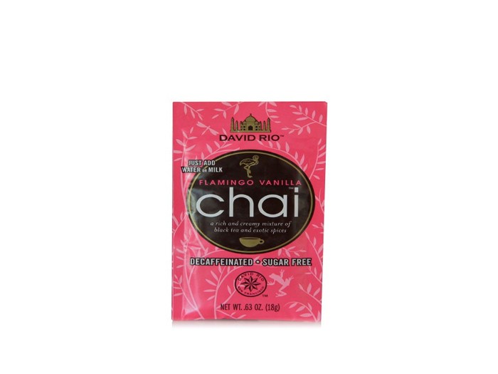 David Rio Flamingo Vanilla Chai (18g bag) Decaffeinated, Sugar Free