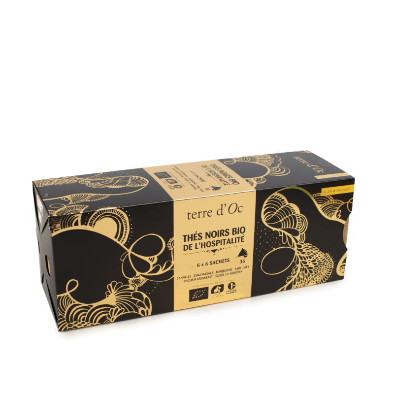 Bio-Schwarztee-Geschenkset – 36 Teebeutel