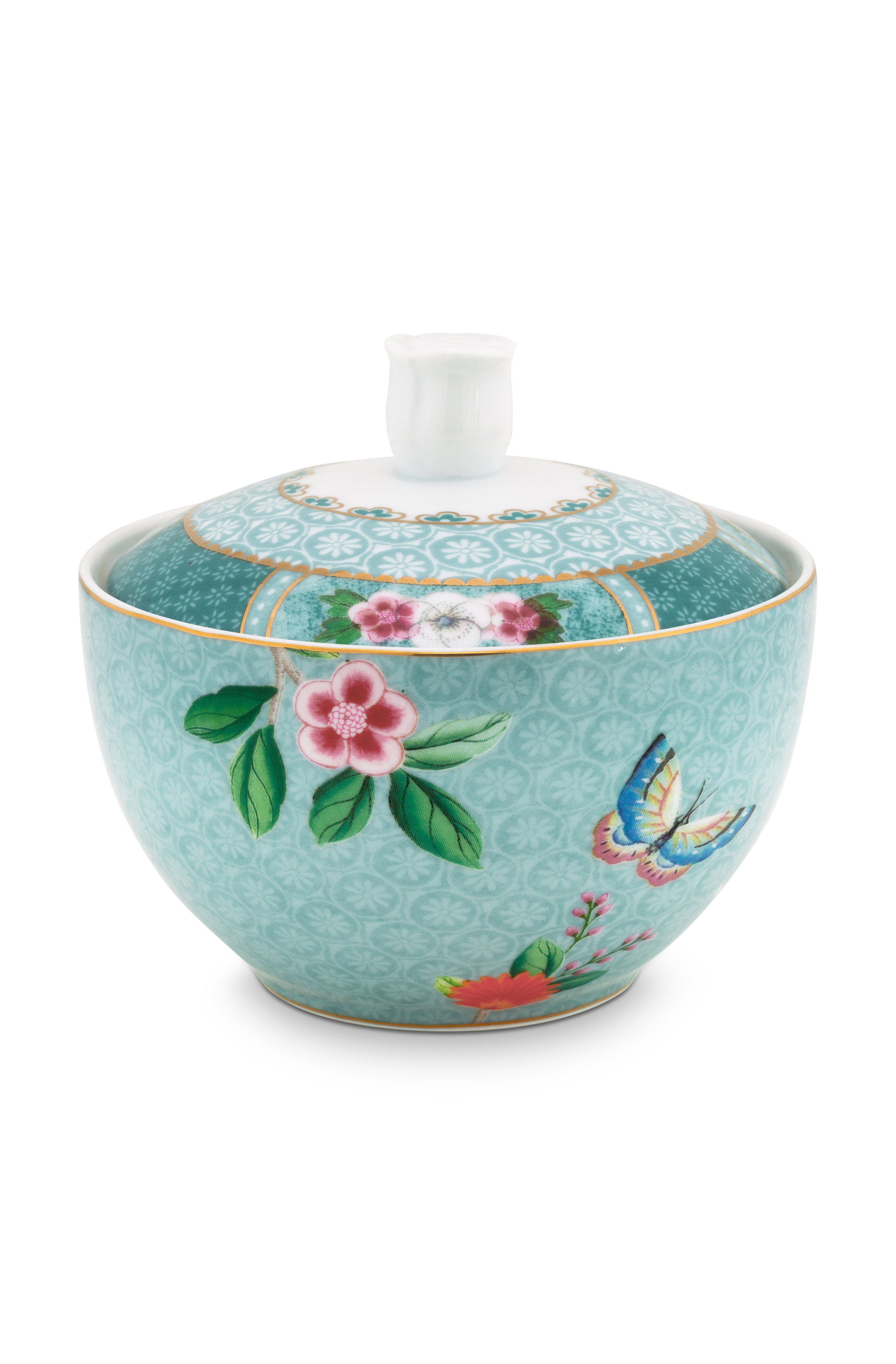 Pip Studio Blushing Birds Blue Sugar Bowl