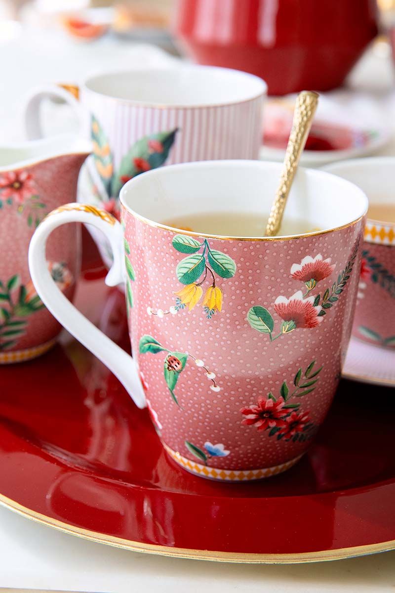  La Majorelle Tasse Groß Rosa