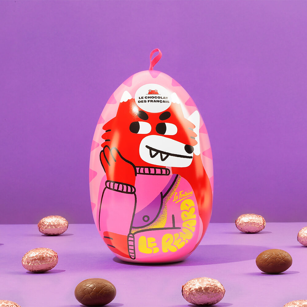 Oster-Eier aus Milchschokolade 