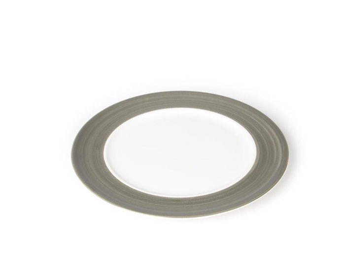 Gmundner Plate Grey Rim (22 cm)