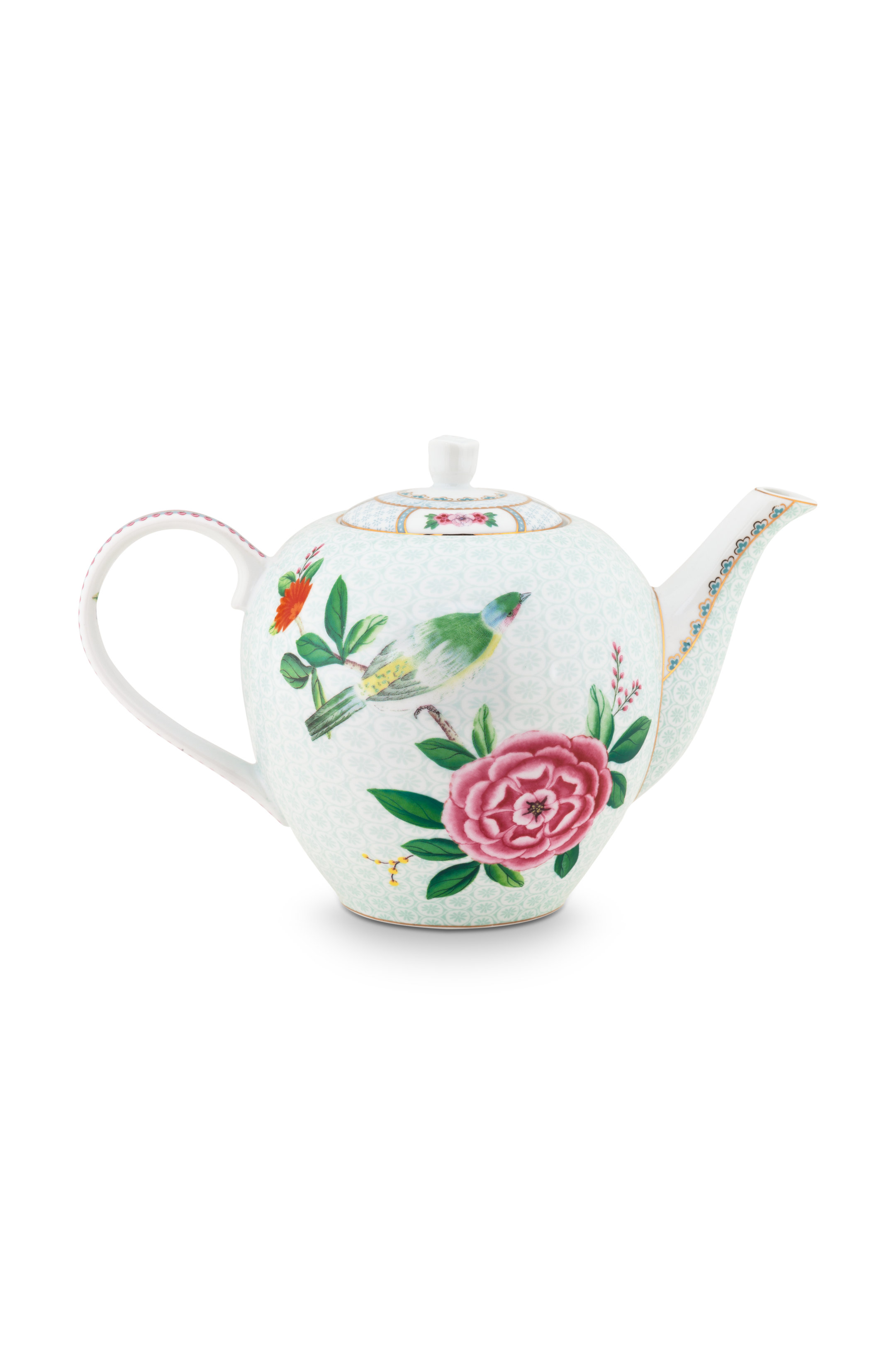 Pip Studio Blushing Birds White Teapot Large