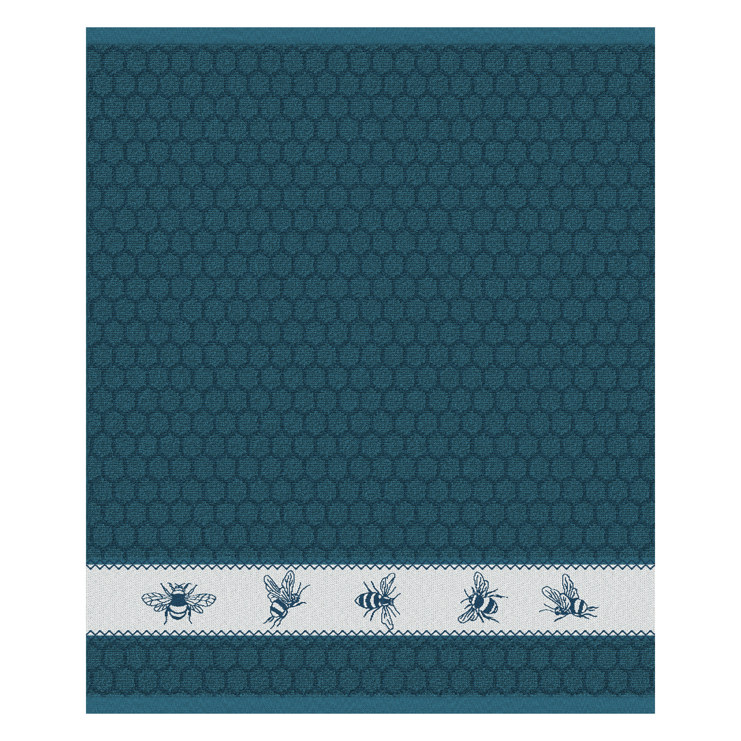 Kitchen Towel "Bees" petrol