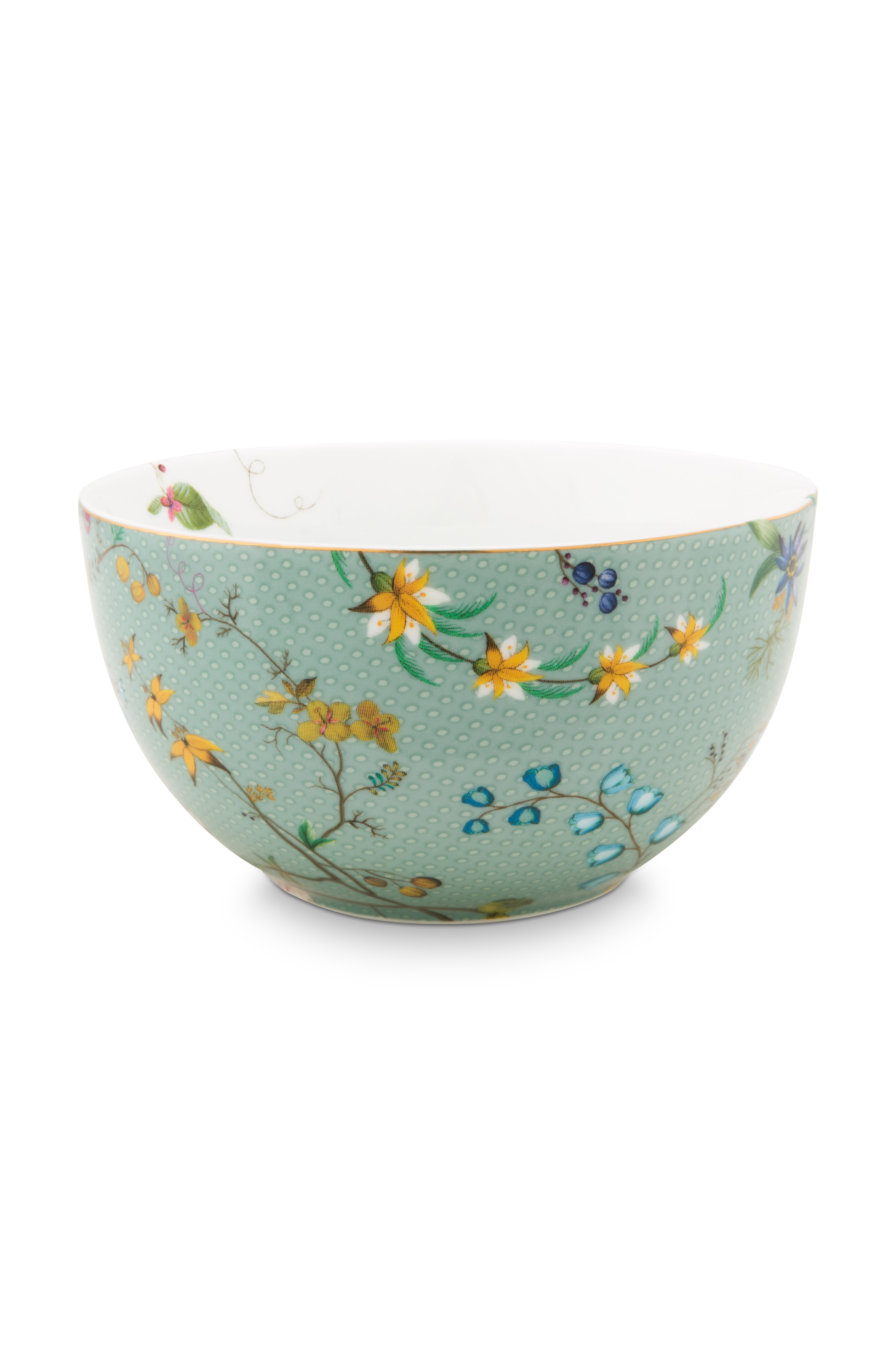 Pip Studio Jolie Bowl Flowers Blue 12cm