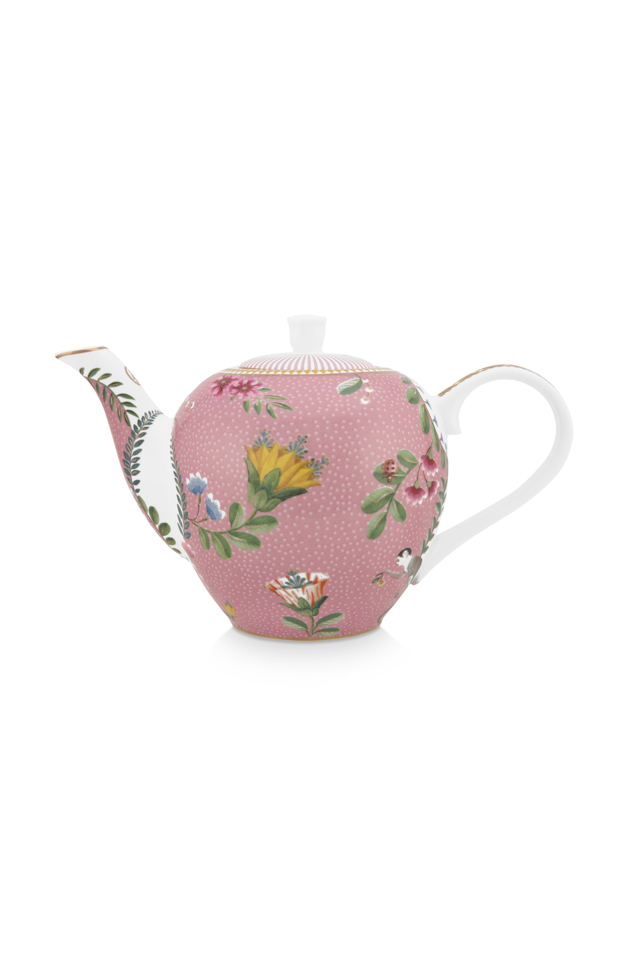 Pip Studio La Majorelle Theepot Klein Roze