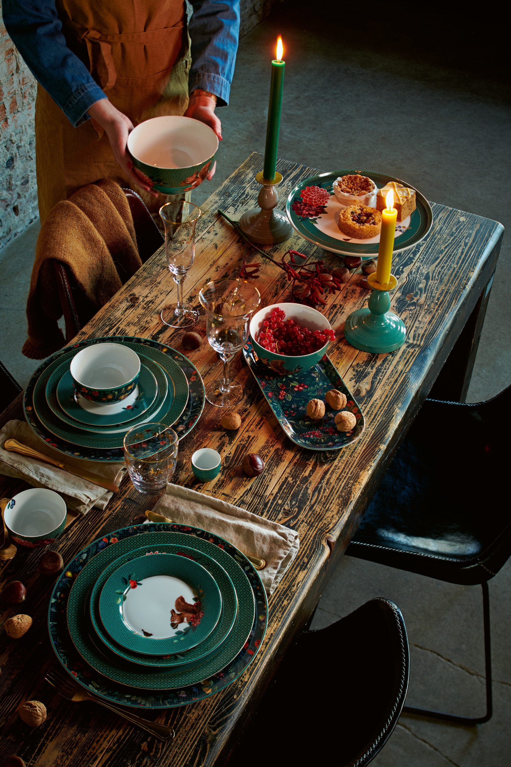 Pip Studio Winter Wonderland große Tasse dunkelblau