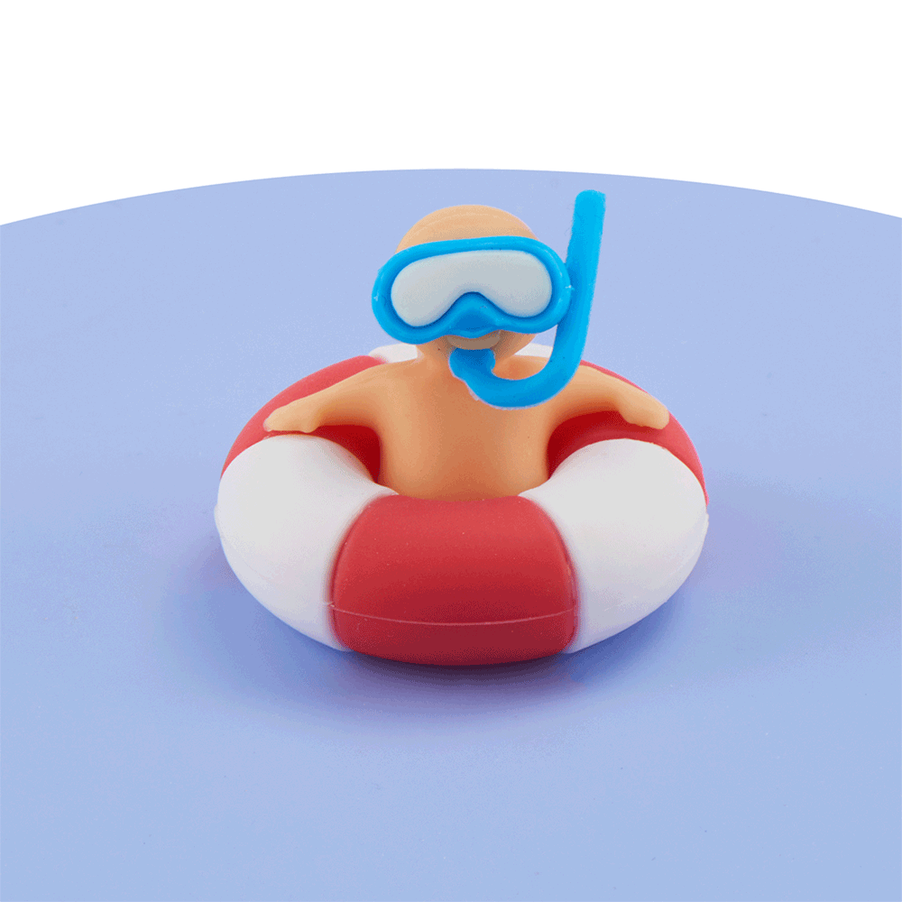 Mon couvercle Beach Kids Ø10,5cm silicone