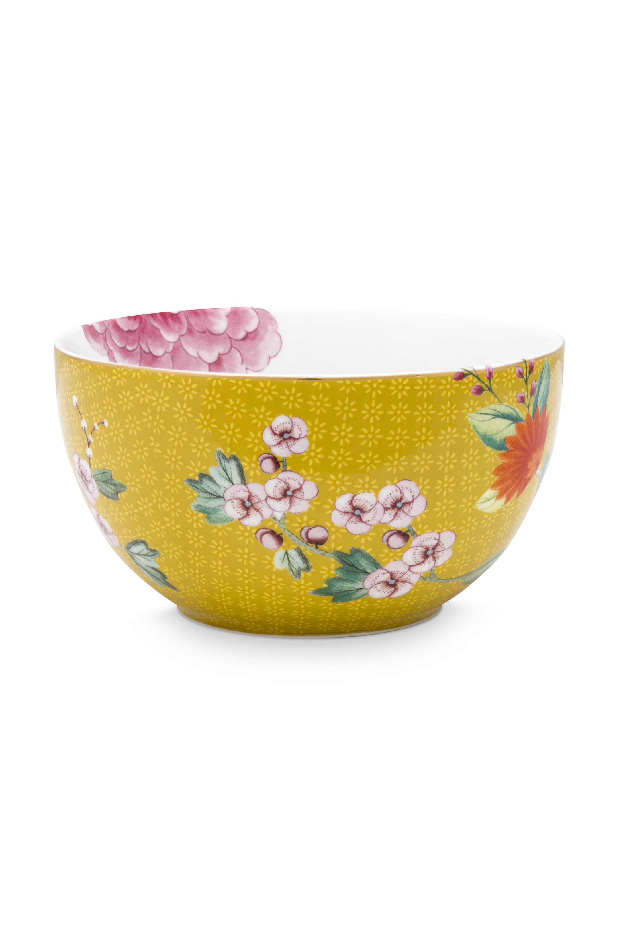 Pip Studio Blushing Birds Yellow Schale (12cm)