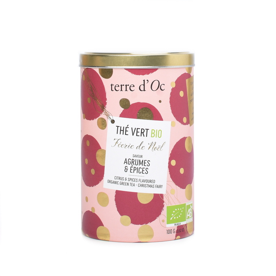 Bio Grüner Tee "Weihnachtszauber" Zitrus Gewürz 100g