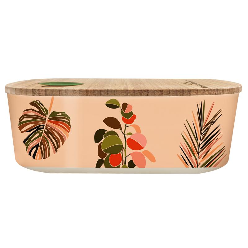 Bioloco Plant Lunchbox Oval - Colorful Leaves