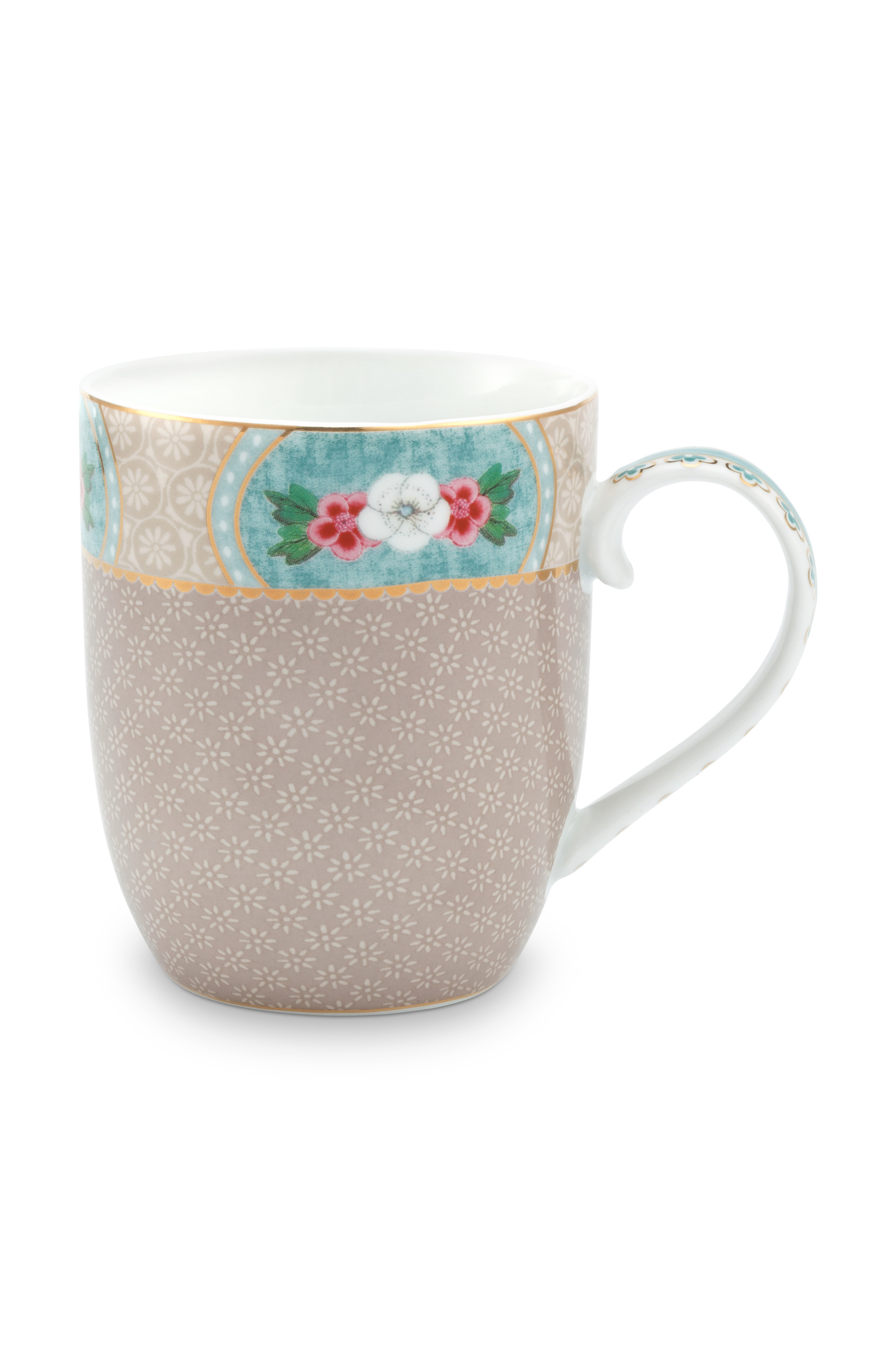 Pip Studio Blushing Birds Khaki Tasse Klein