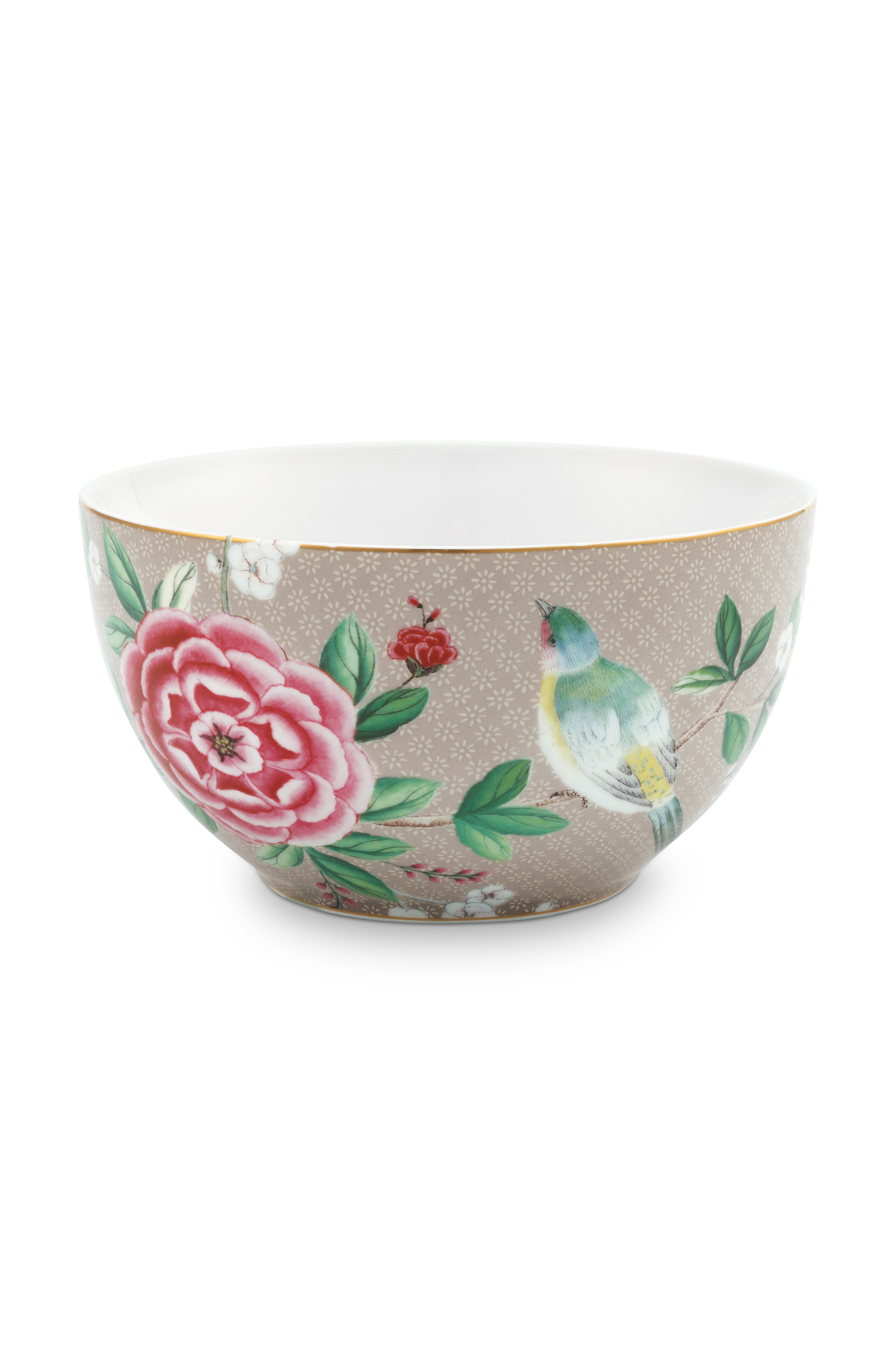 Pip Studio Blushing Birds Khaki Bowl (15cm)