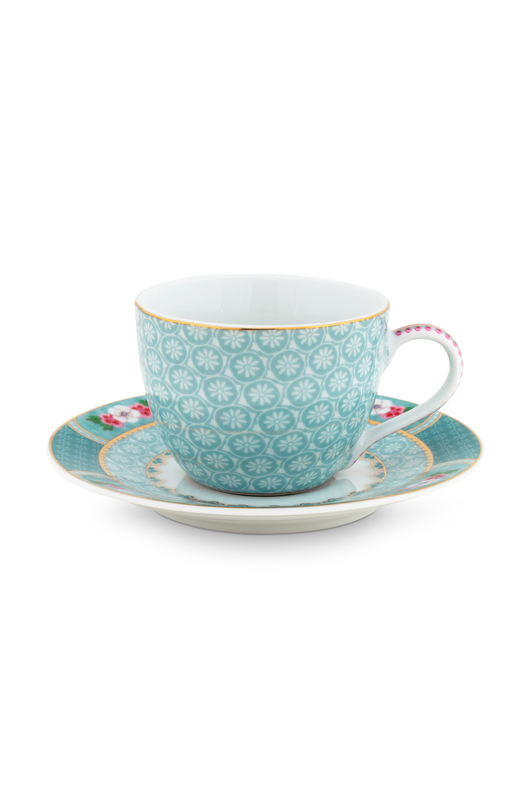 Pip Studio Blushing Birds Blue Espresso Cup & Saucer