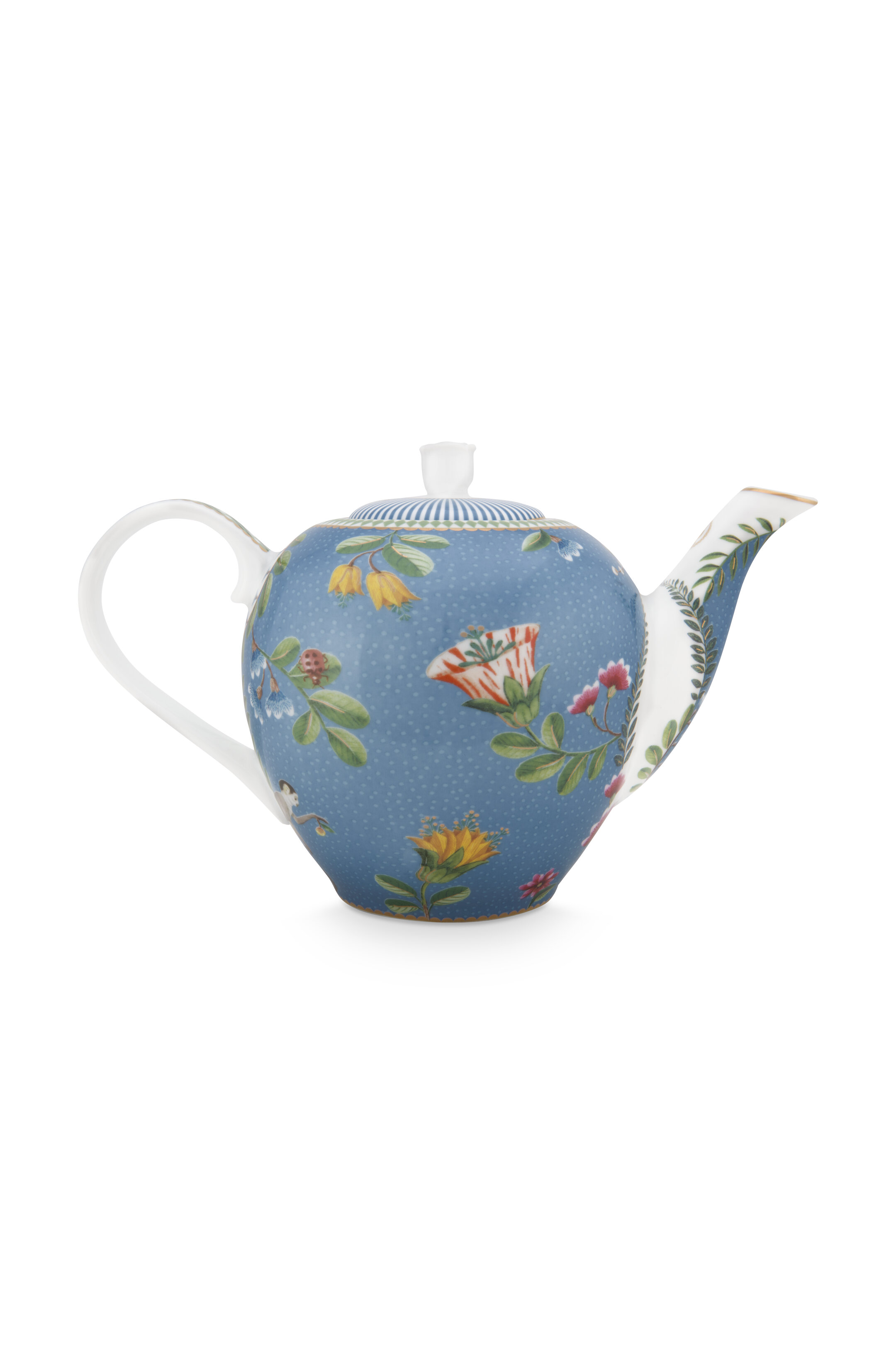 Pip Studio La Majorelle Theepot Klein Blauw