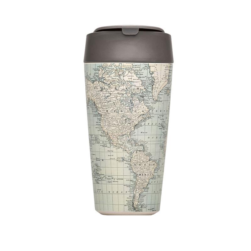 Bioloco Plant Deluxe Cup - Antique Map