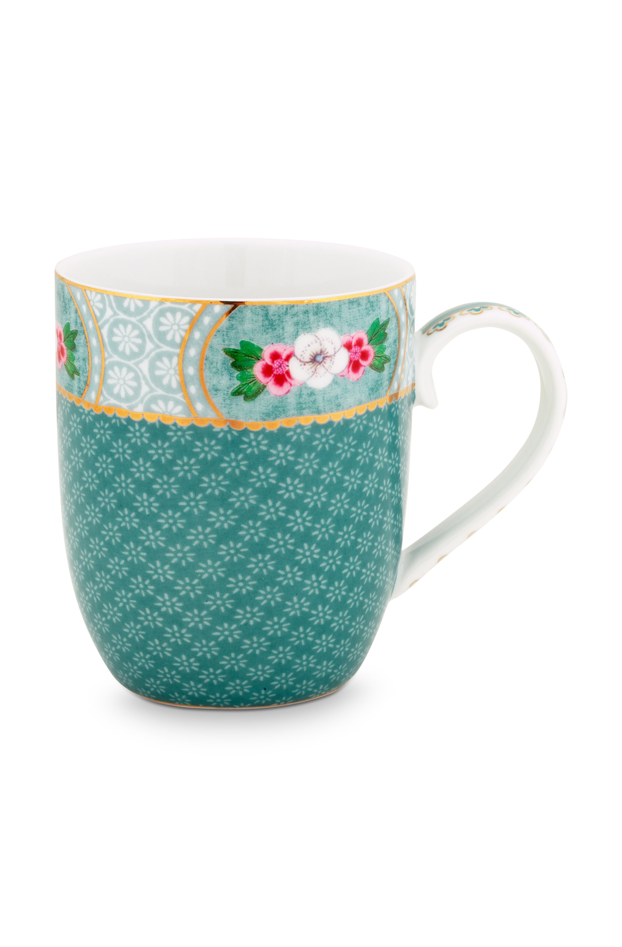 Pip Studio - Mug bleu "Blushing Birds" (petit)