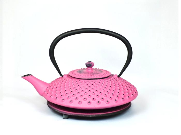 Cast iron teapot jug Kambin lavender (1,0 l)