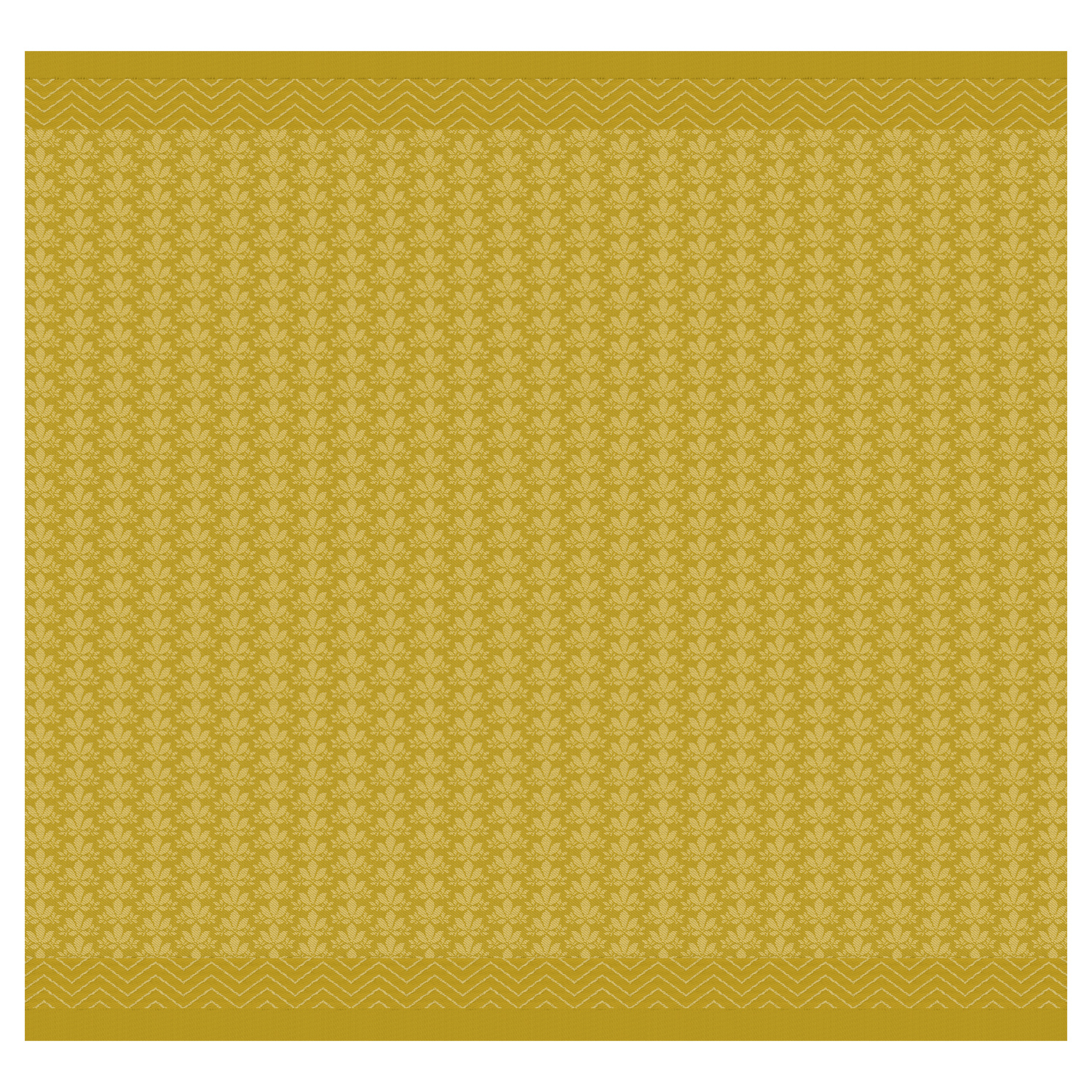 Tea Towel "Petals" ochre