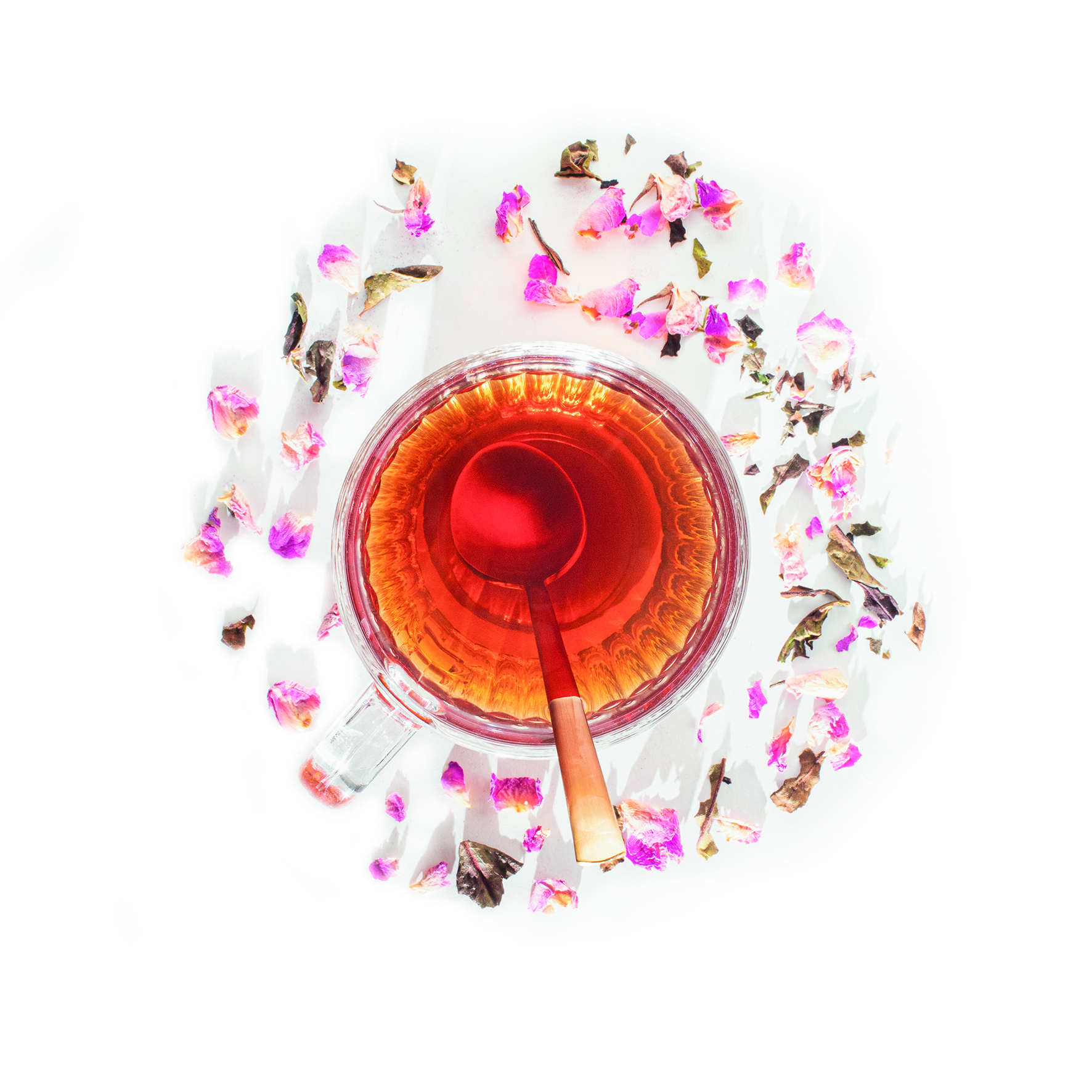Organic white tea with rose petals 40g