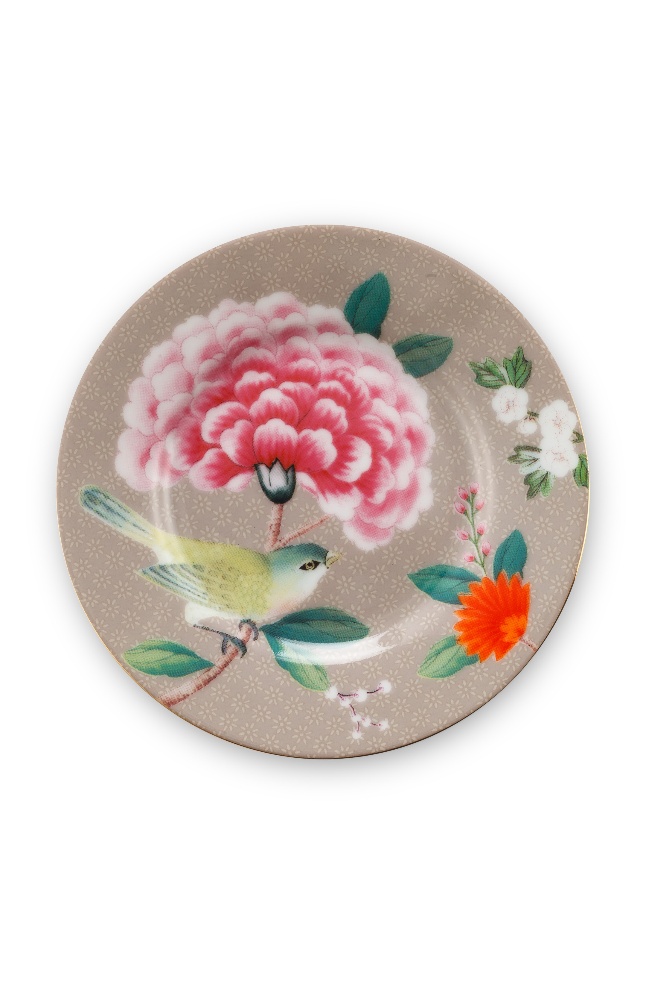 Pip Studio Blushing Birds Khaki Plate (12 cm)