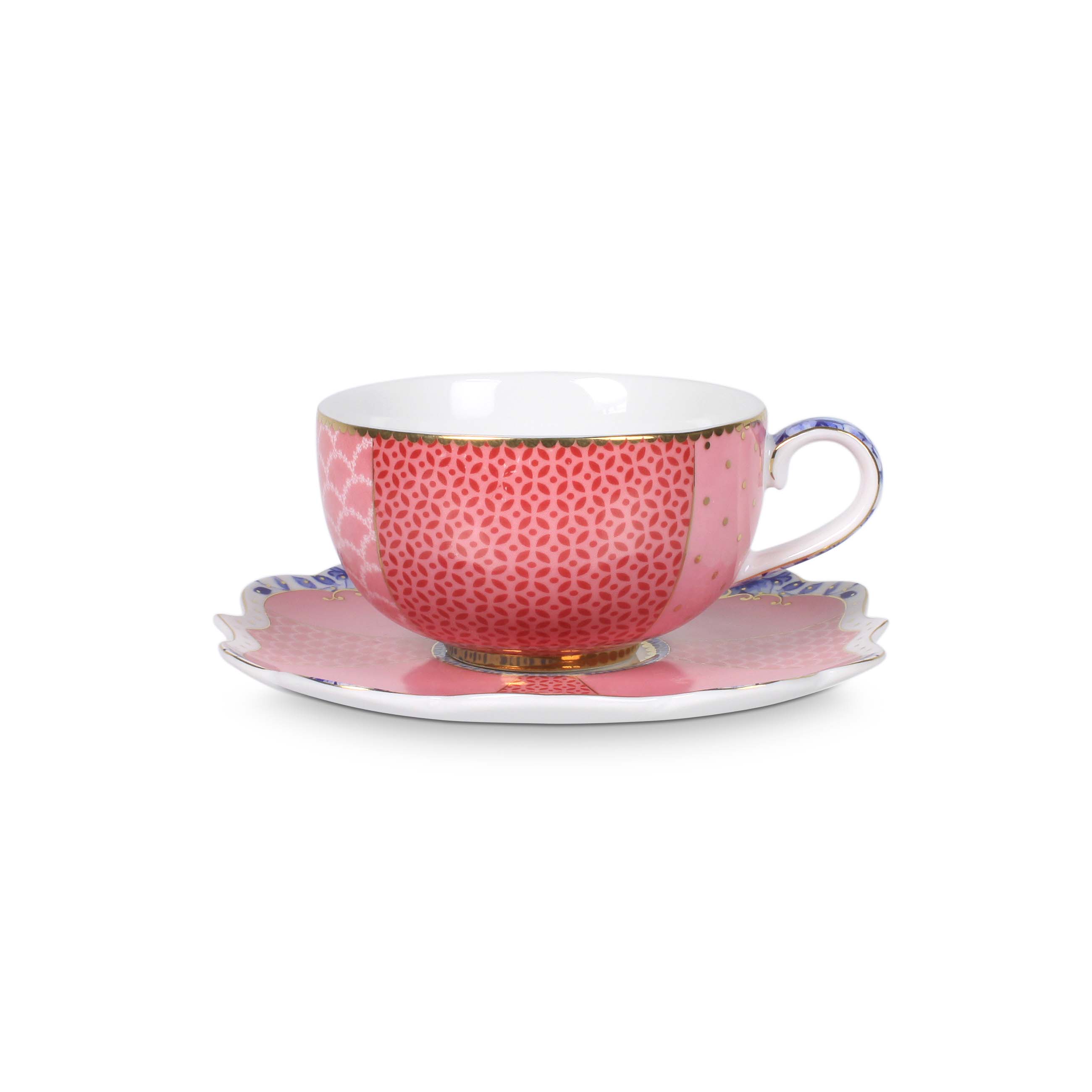 Pip Studio Royal Espresso Kop & Schotel Roze