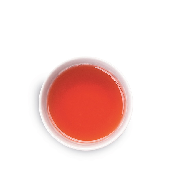 Organic black tea with strawberry from Lot-et-Garonne