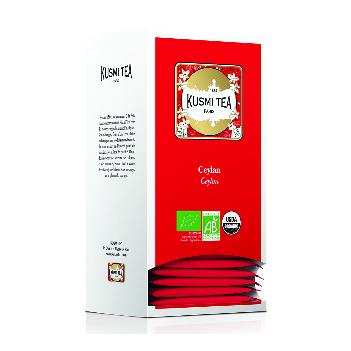 Ceylan - Organic (25 tea bags, individually packed)