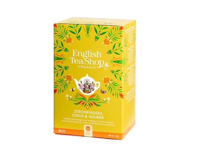 English Tea Shop Lemongrass, Ginger & Citrus (Bio)