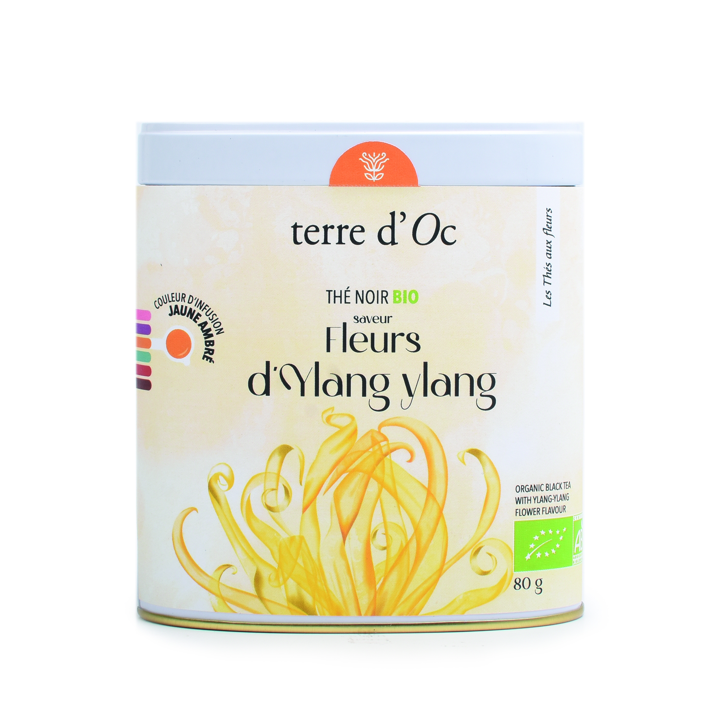 Organic green tea with ylang ylang flowers 70g