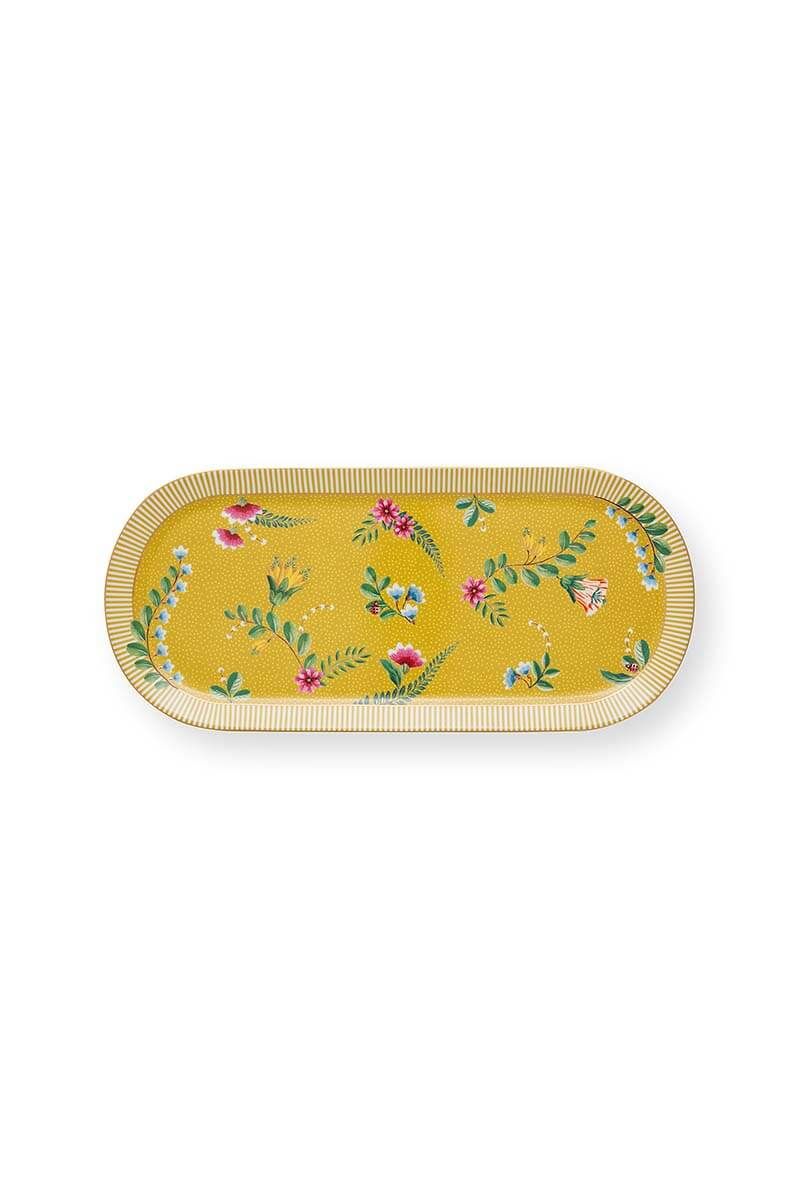 La Majorelle Cake Plate Rectangular Yellow