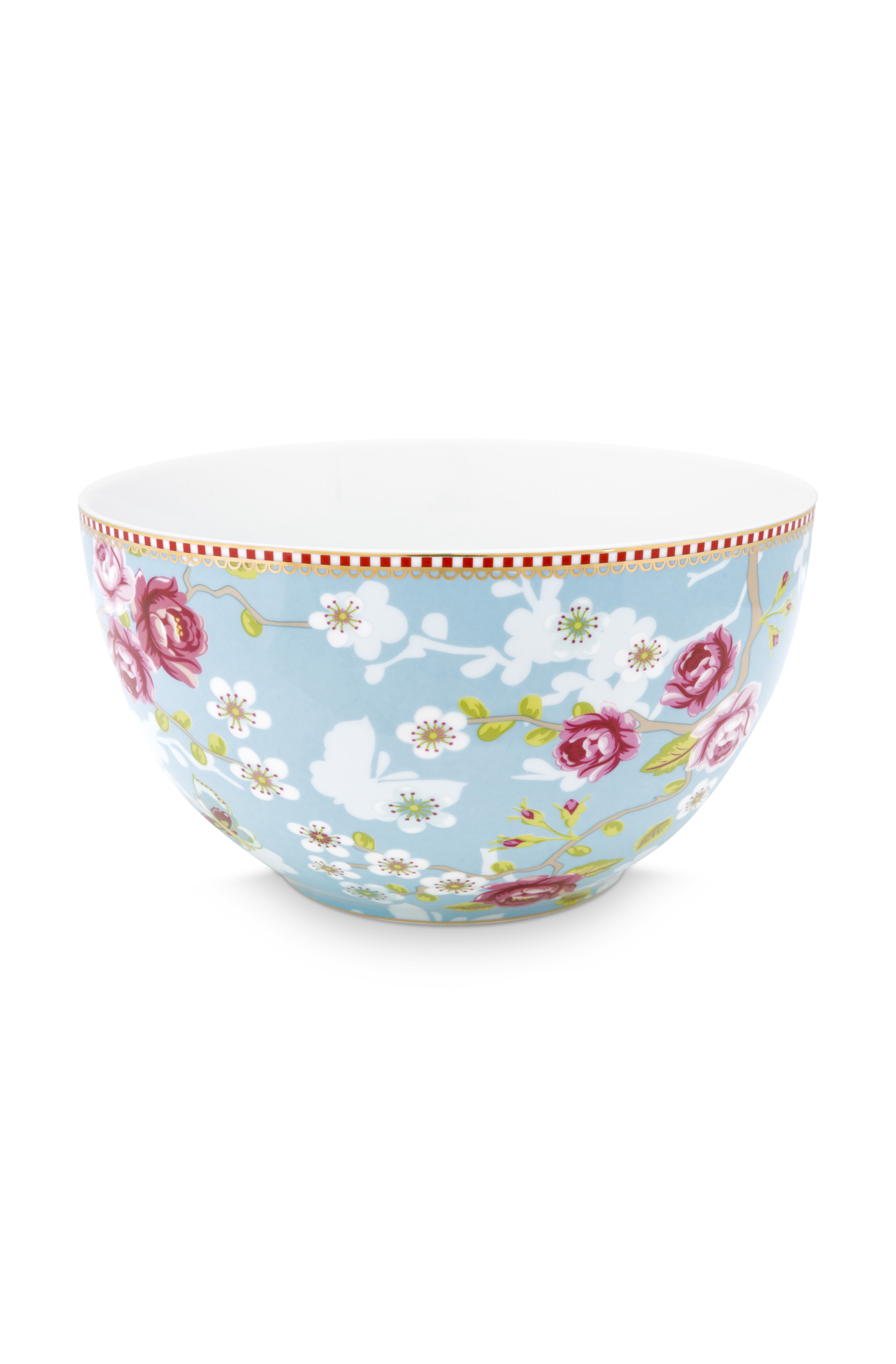 Pip Studio Vroege Vogel Schaal Chinees Roze Blauw (18cm)