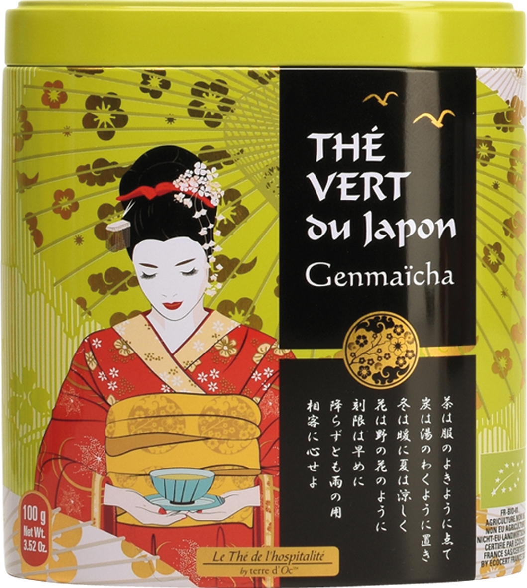 Japanese style green tea "Genmaicha" - Organic