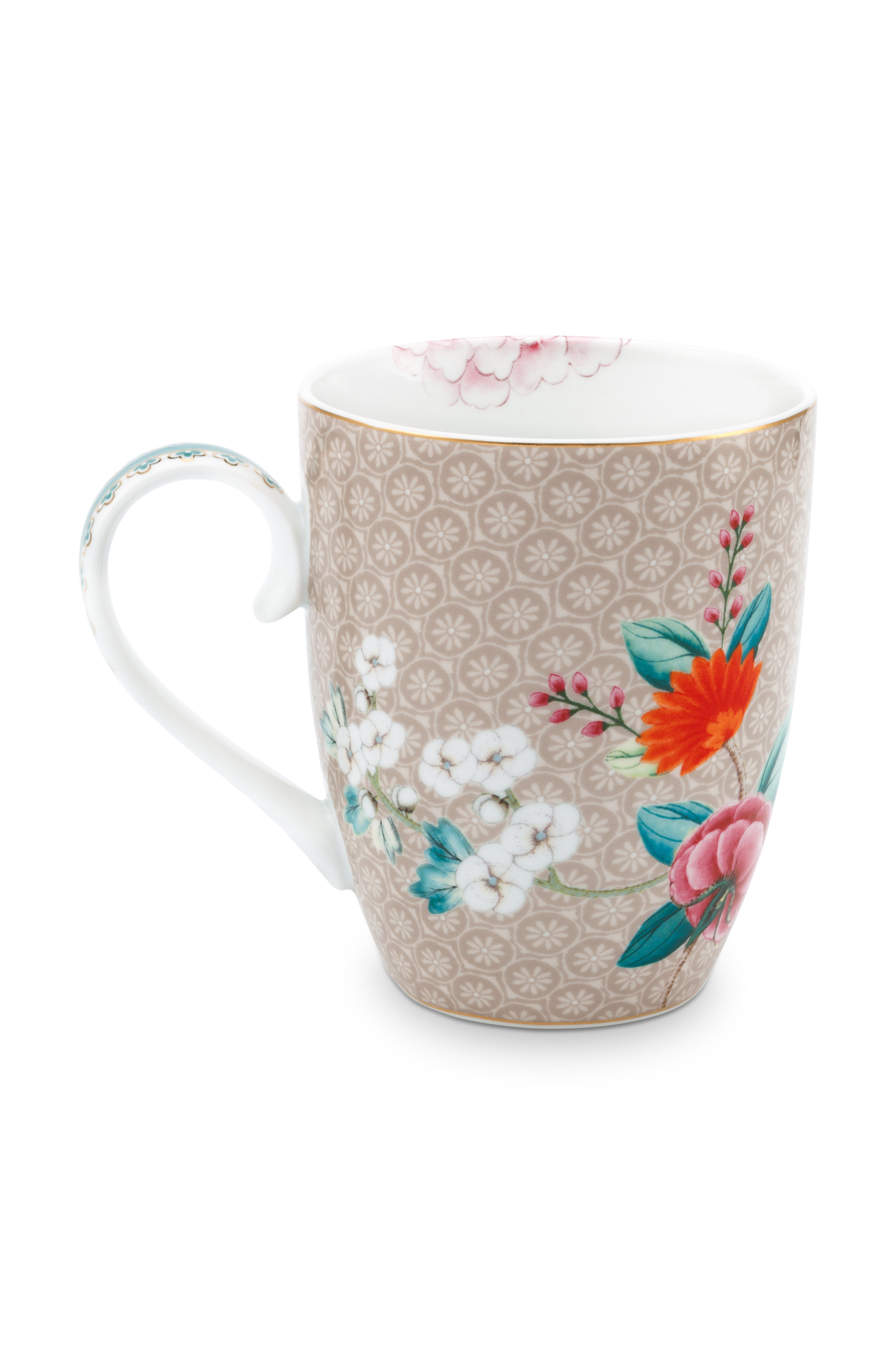 Pip Studio Blushing Birds Khaki Tasse Groß