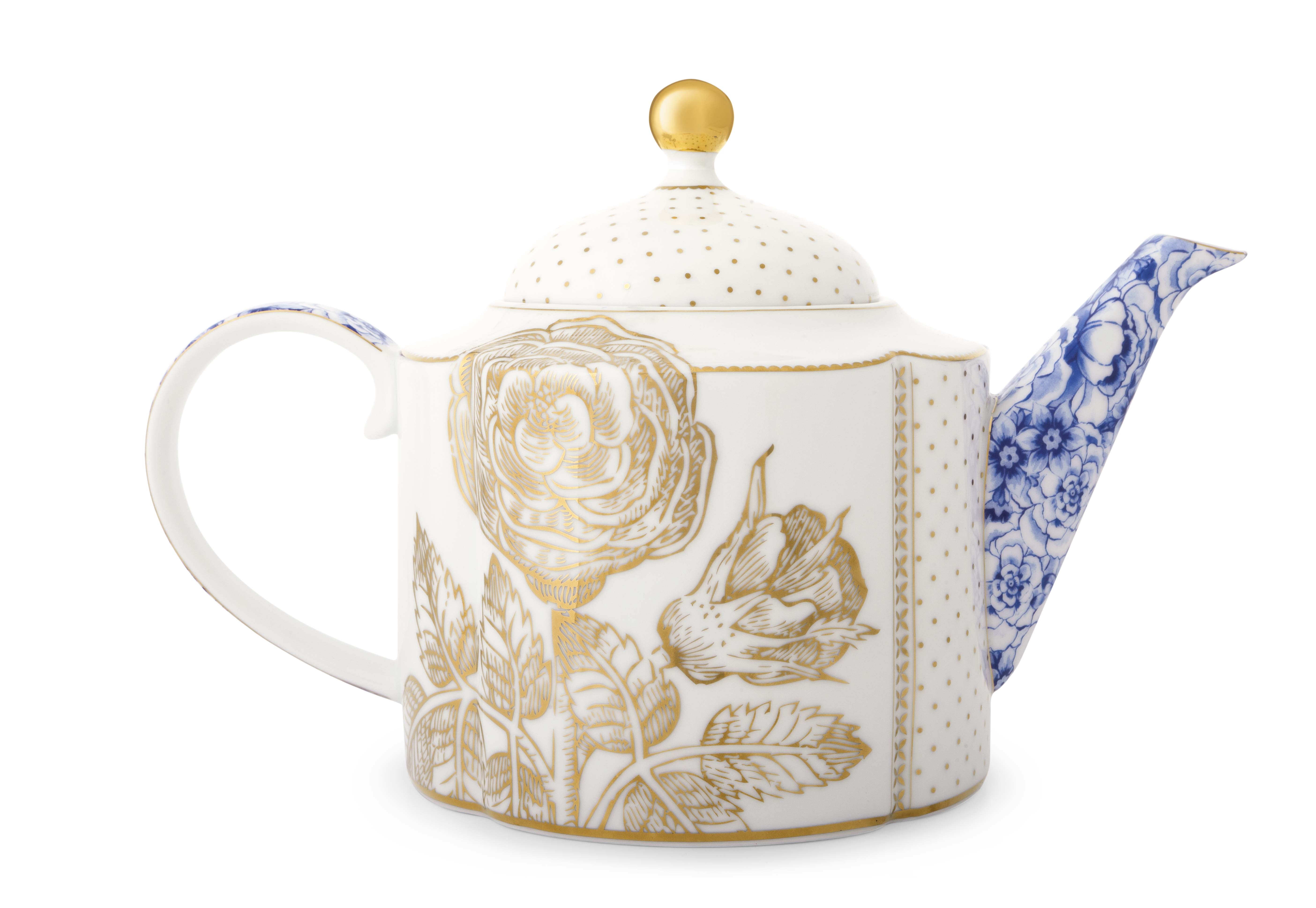 Pip Studio Royal Wit Theepot Groot