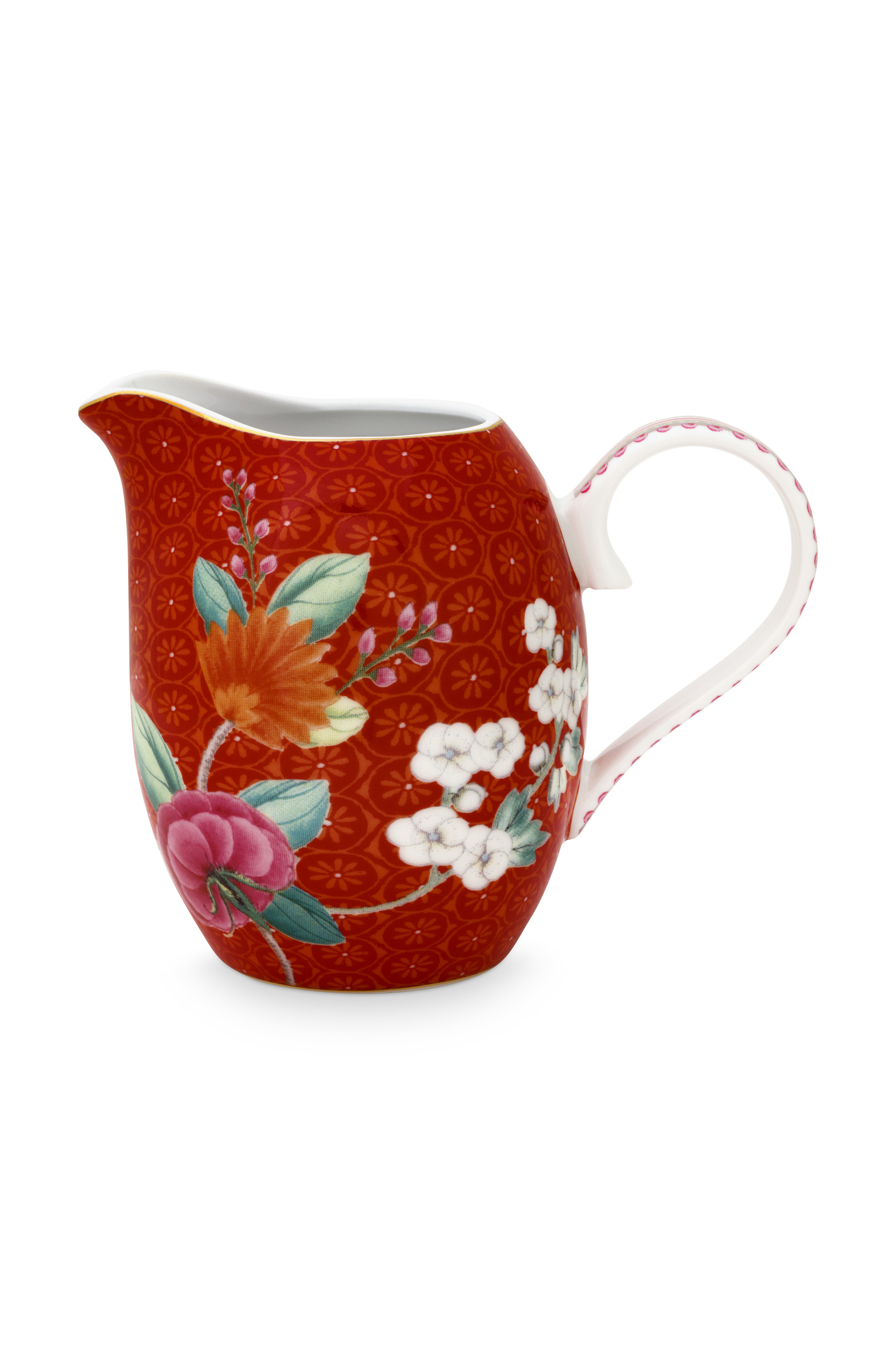 Pip Studio Blushing Birds Red Jug petit modèle