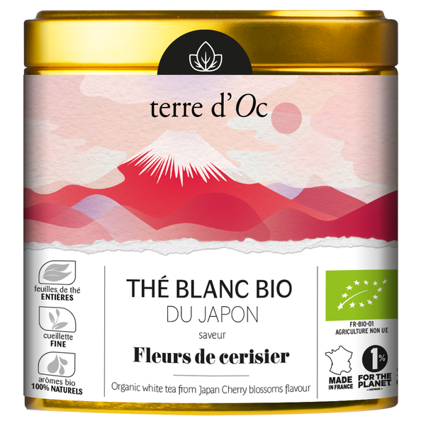 Weißer Bio-Tee aus Japan Kirschblüten Aroma