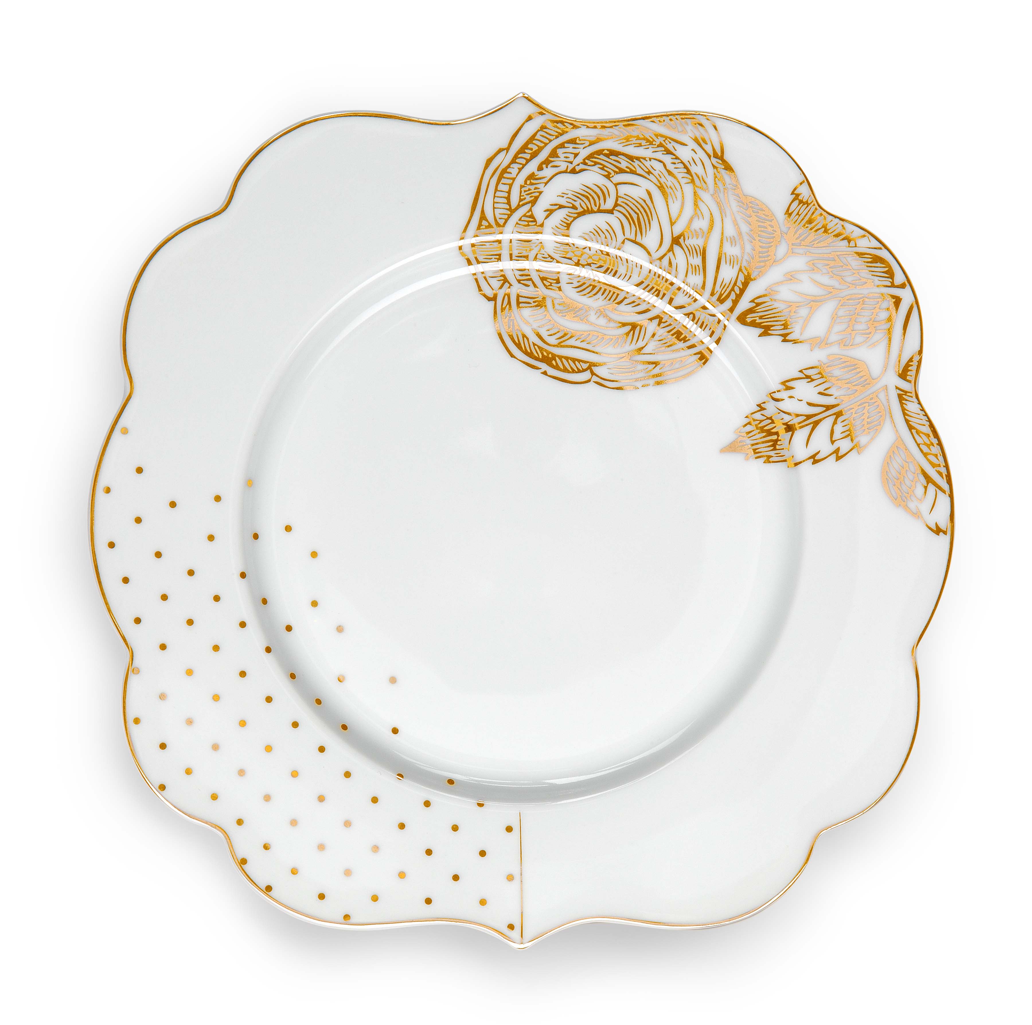 Pip Studio Royal White Plate (17cm)